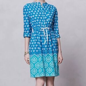 Anthropologie Meadow Rue ANILA Shirt Dress Sz 4